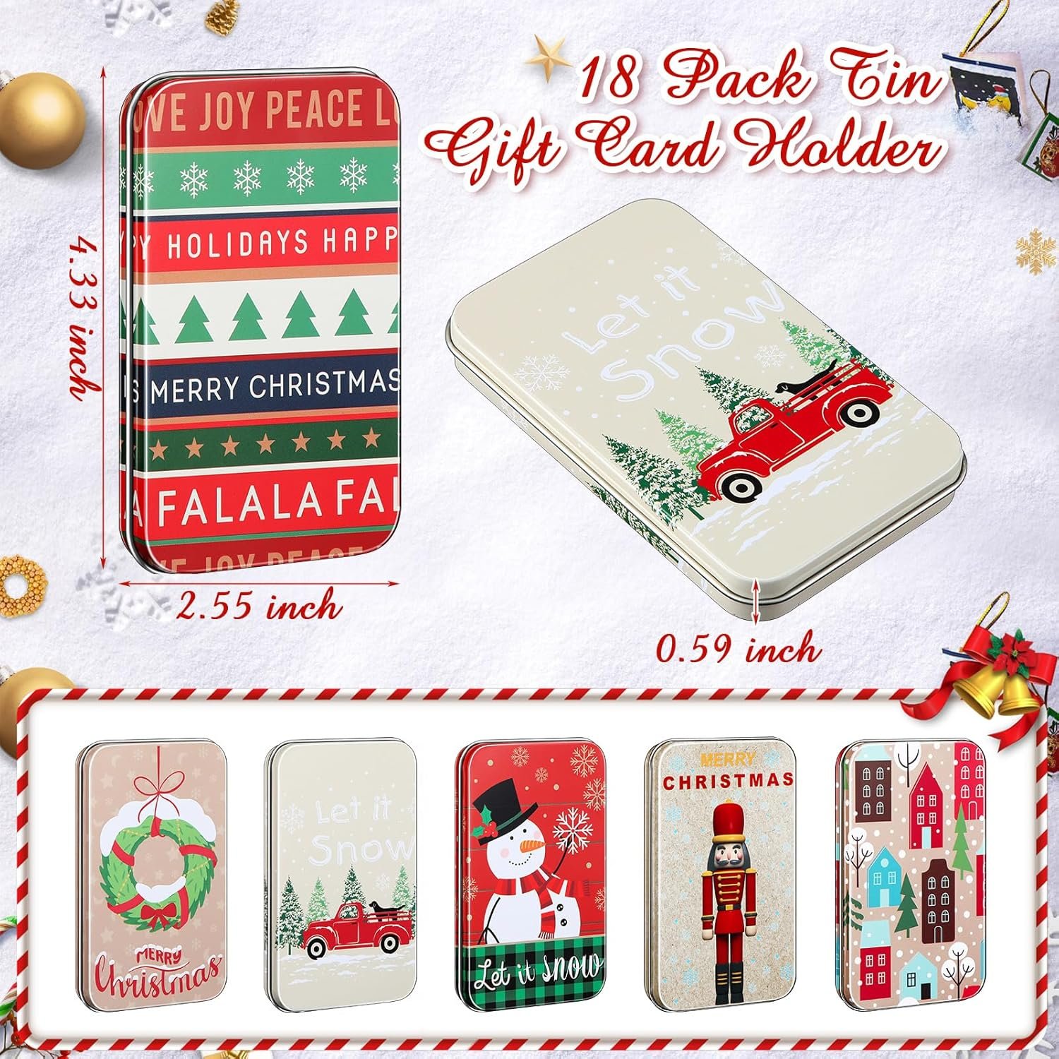 Christmas Gift Card Holder Tin Review